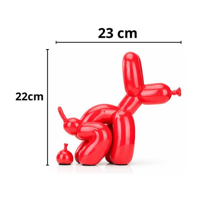 Escultura Doggy Poo 23x22cm Resina - 0018 Conceito 
