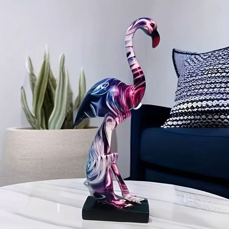 Escultura Flamingo Grafite Street & Colors Conceito 
