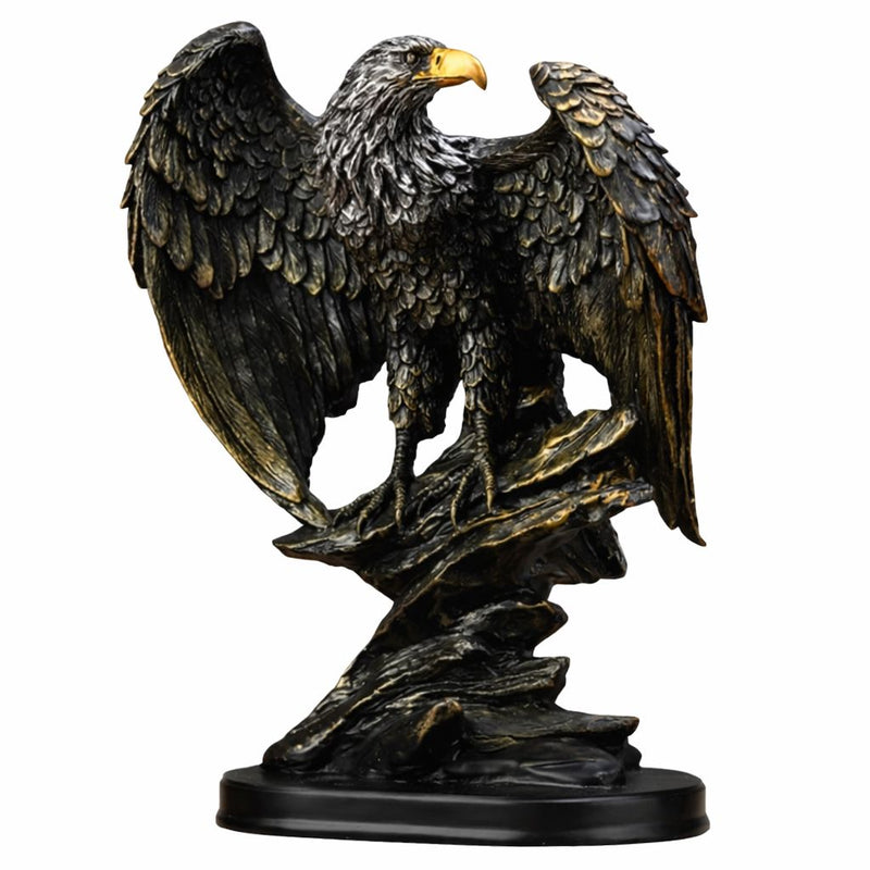 Escultura Nordica Águia 25x19cm Resina - 0030 Conceito 