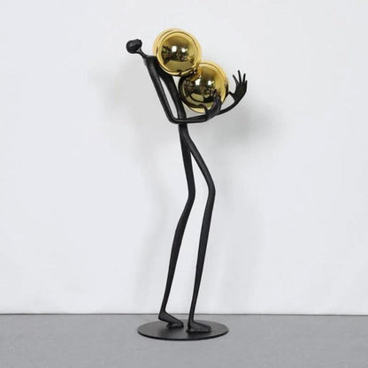Escultura Ornamento - O Equilibrista Resina - 0063 Conceito 