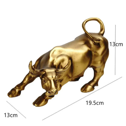 Escultura Touro B3 Wall Street Resina - 0034 Conceito 
