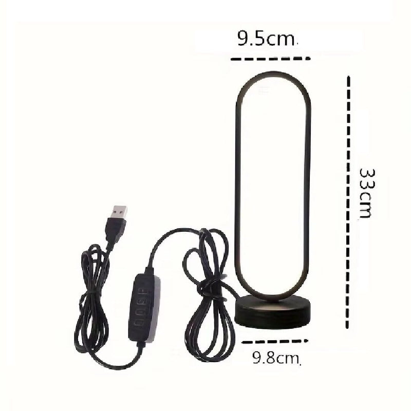 Luminária Abajur de Mesa Anel Glow LED Abajur - 0038 YuDome 
