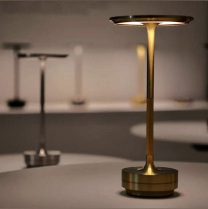 Luminária Abajur de Mesa Candeeiro Touch Essenza Recarregável USB Abajur - 0062 Conceito 