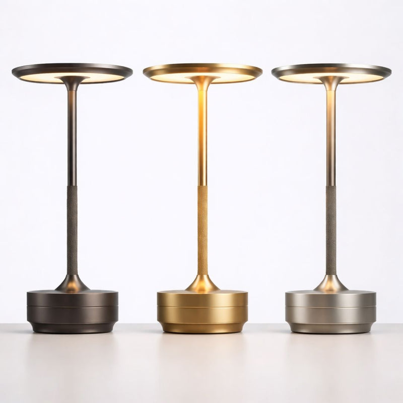 Luminária Abajur de Mesa Candeeiro Touch Essenza Recarregável USB Abajur - 0062 Conceito 