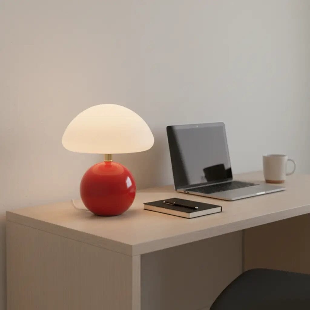 Luminária Abajur de Mesa Cogumelo Abajur - 0026 Conceito 