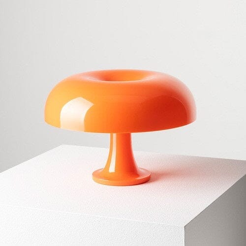 Luminária Abajur de Mesa Cogumelo Led com 10 Níveis de Intensidade Abajur - 0065 Conceito Laranja 