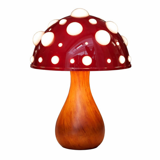 Luminária Abajur de Mesa Cogumelo Realista em Led Conceito 
