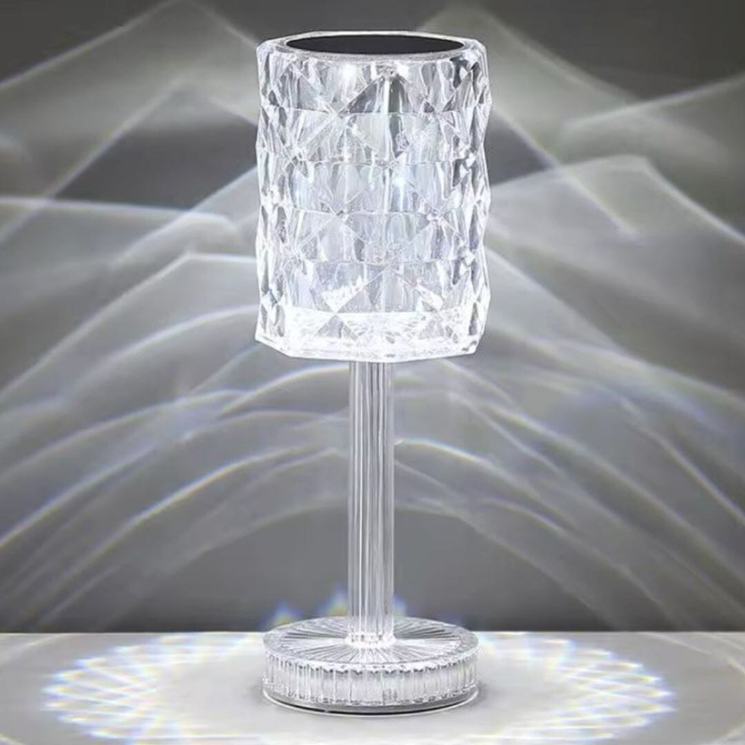 Luminária Abajur de Mesa Cristalina Touch em LED 36cm Abajur - 0047 YuDome 