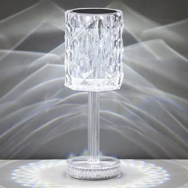 Luminária Abajur de Mesa Cristalina Touch em LED 36cm Abajur - 0047 YuDome 