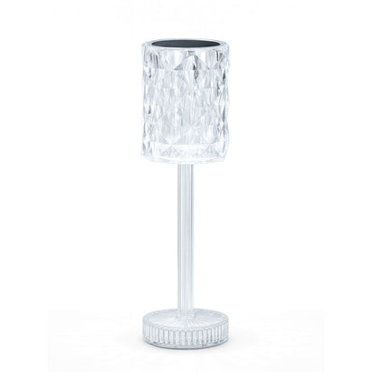 Luminária Abajur de Mesa Cristalina Touch em Led Conceito 