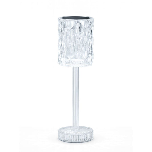 Luminária Abajur de Mesa Cristalina Touch em Led Conceito 