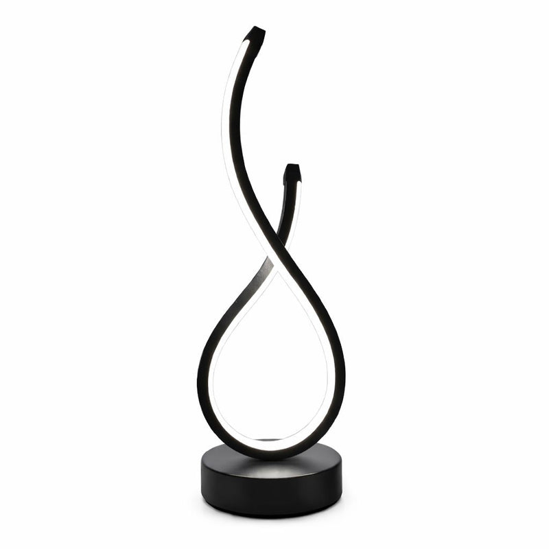 Luminária Abajur de Mesa Espiral em Gota Light Conceito 