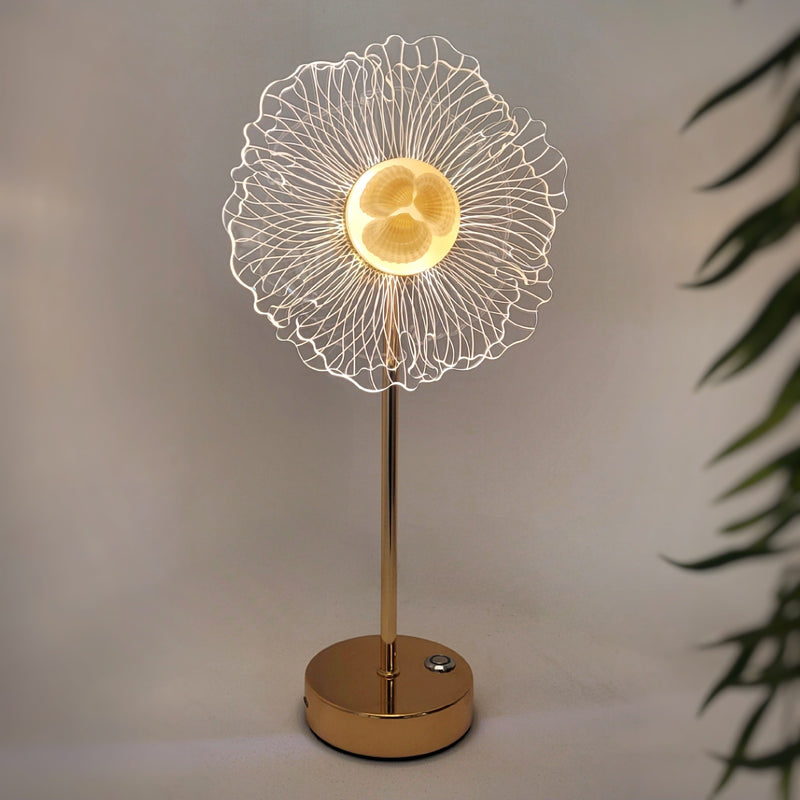 Luminária Abajur de Mesa Flower Abajur - 0006 Conceito 