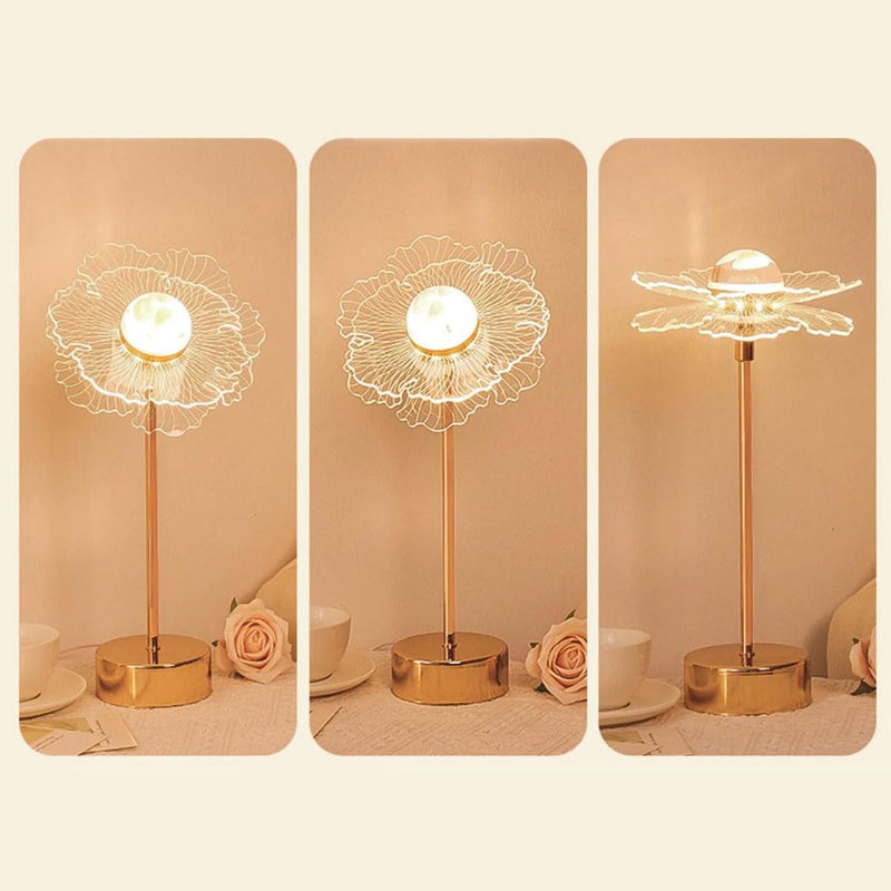 Luminária Abajur de Mesa Flower Conceito 