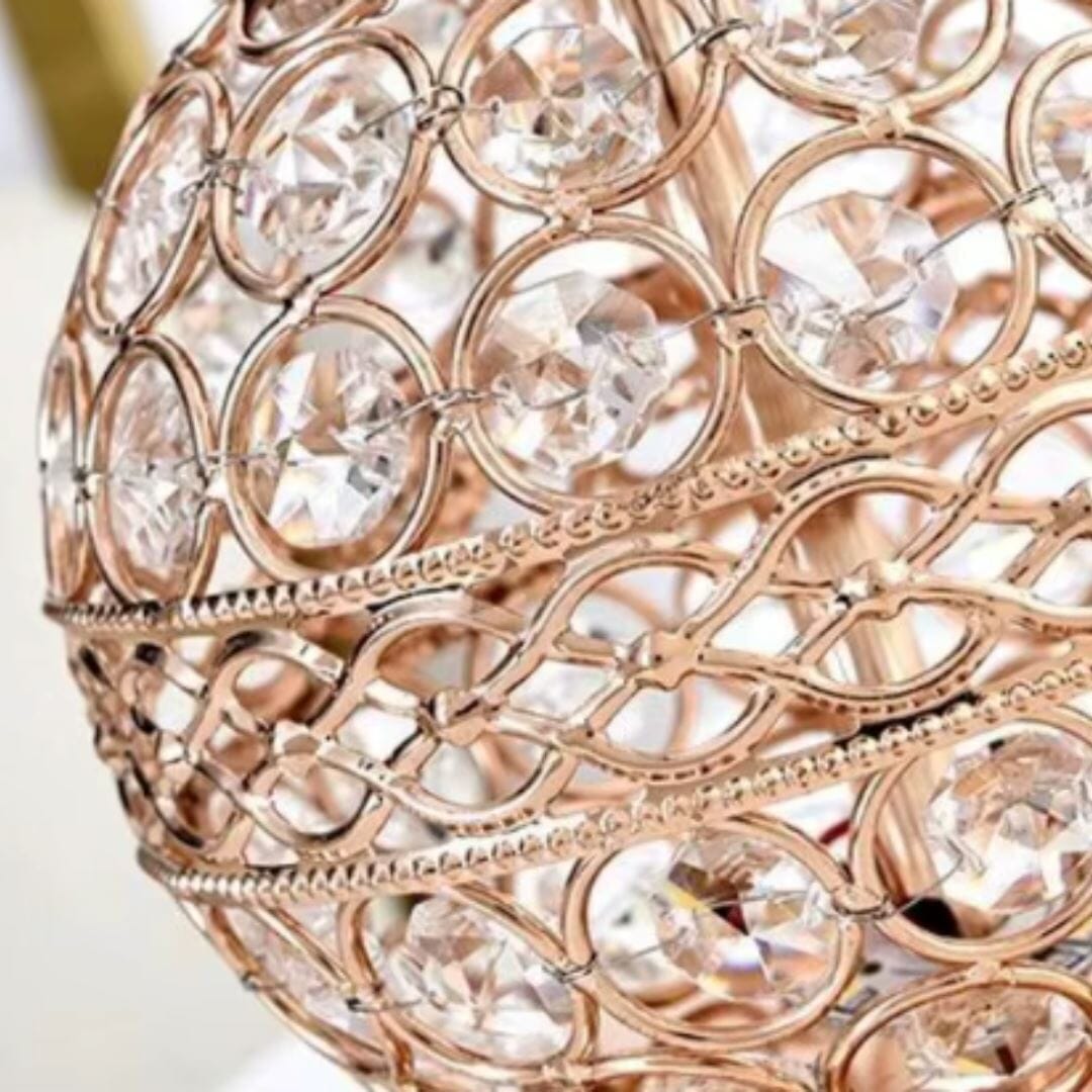 Luminária Abajur de Mesa Luxuoso Cogumelo Deluxe Crystals Abajur - 0056 Conceito 