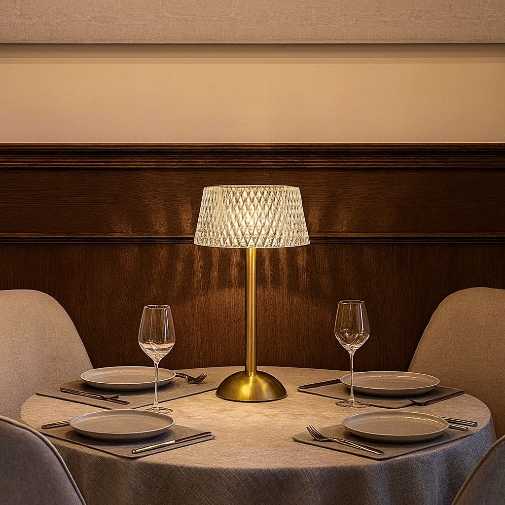Luminária Abajur de Mesa Luzzo Touch Led USB Conceito 