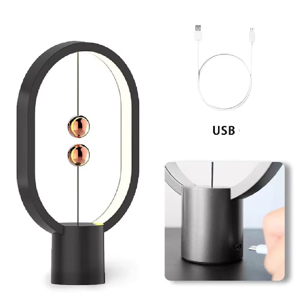 Luminária Abajur de Mesa Magnética Equilibrium LED YuDome 