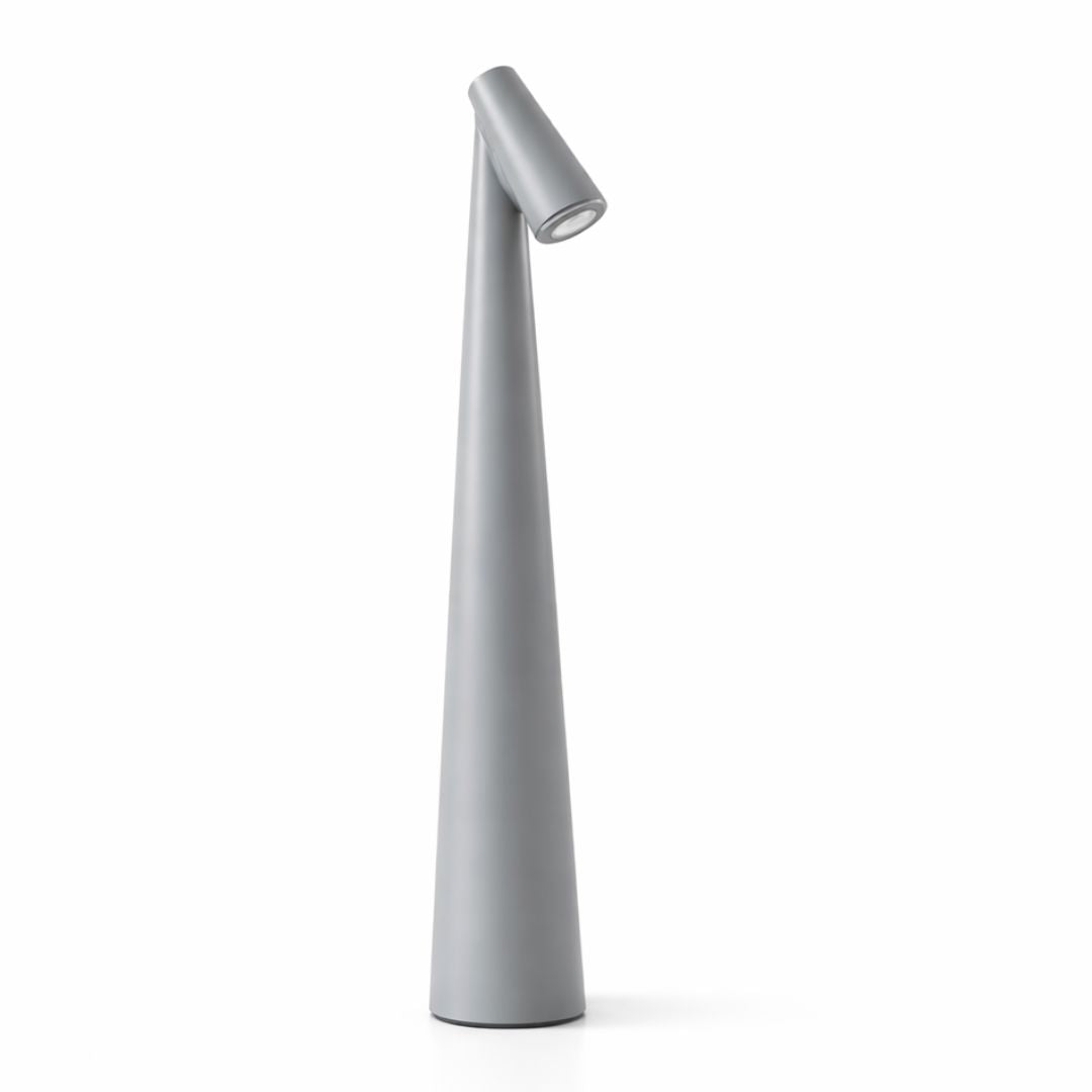 Luminária Abajur de Mesa Pureblixx 35cm Abajur - 0034 Conceito Cinza 