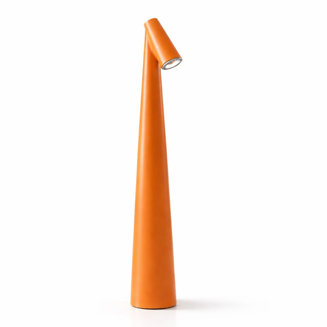 Luminária Abajur de Mesa Pureblixx 35cm Abajur - 0034 Conceito Laranja 