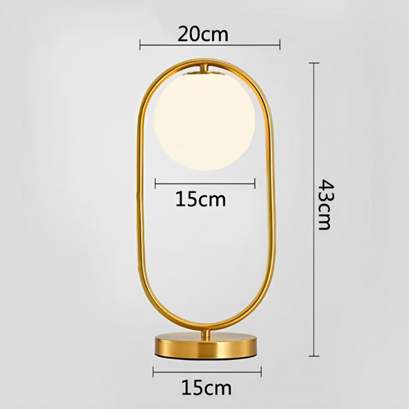 Luminária Abajur de Mesa Sphere Line Abajur - 0013 Conceito 