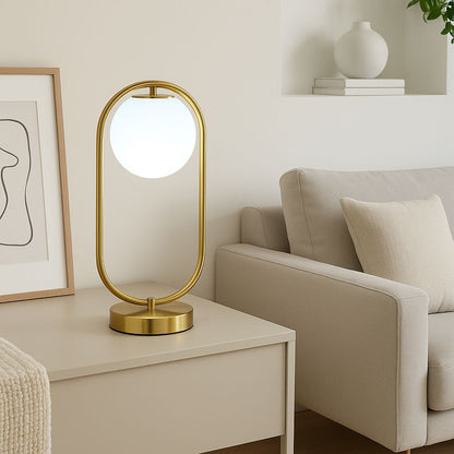Luminária Abajur de Mesa Sphere Line Abajur - 0013 Conceito Fria 