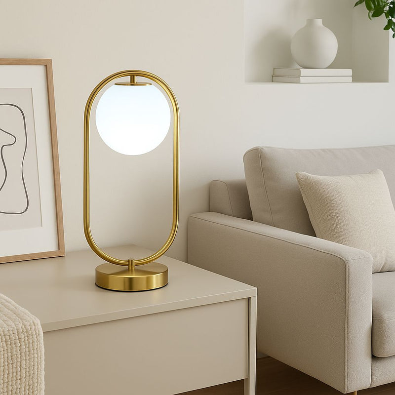 Luminária Abajur de Mesa Sphere Line Abajur - 0013 Conceito Fria 