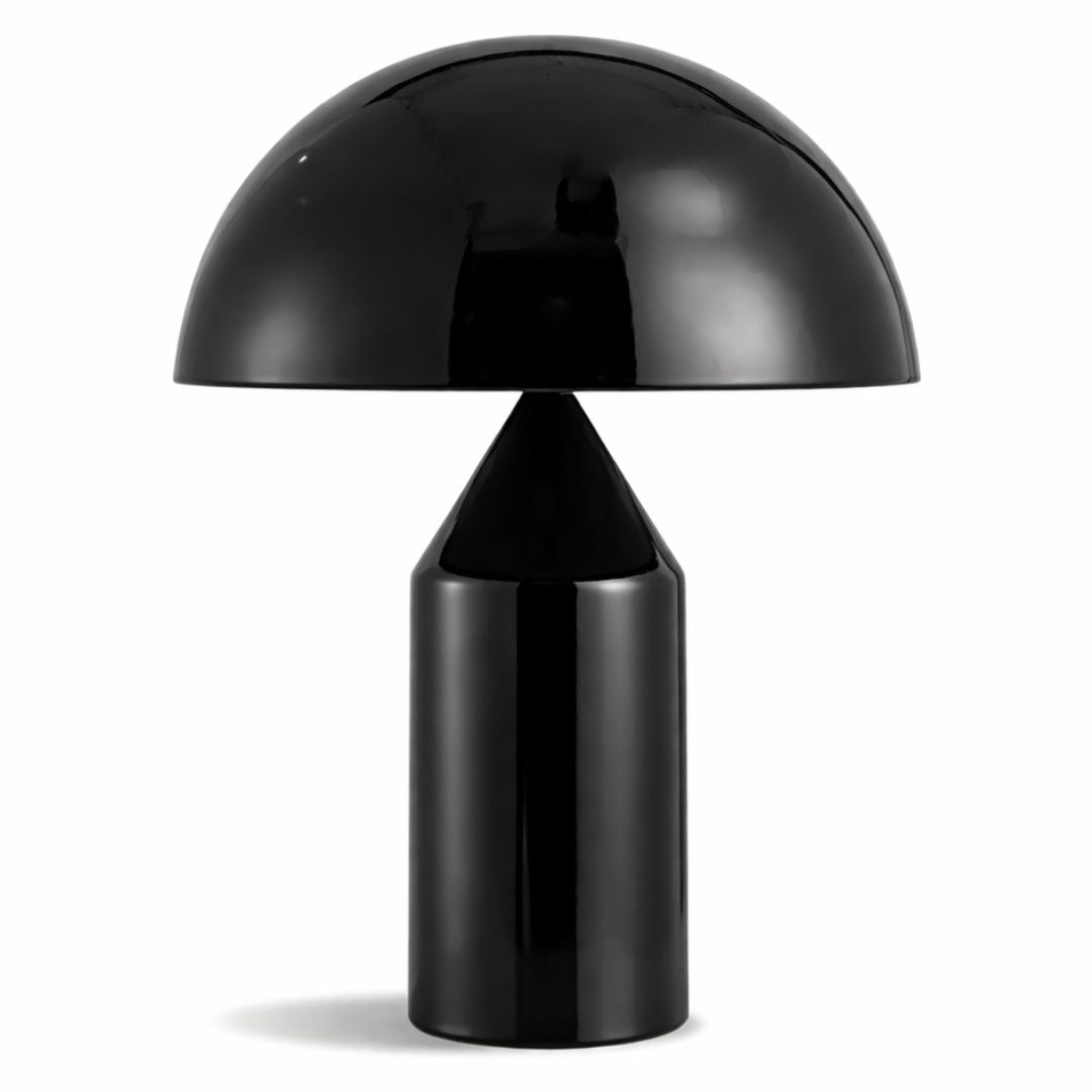 Luminária Abajur de Mesa Ultra Mush 25x38cm Abajur - 0035 Conceito Preto 