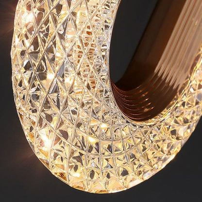 Luminária Arandela de Luxo Cristal Oval Arandela 0002 Conceito 