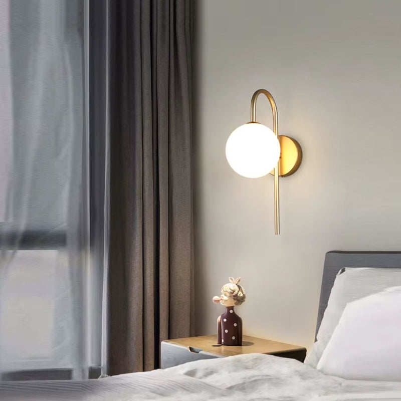 Luminária Arandela de Parede Esfera Slim Conceito 