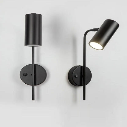 Luminária Arandela de Parede Lux Articulada 360° ### Conceito Preto 