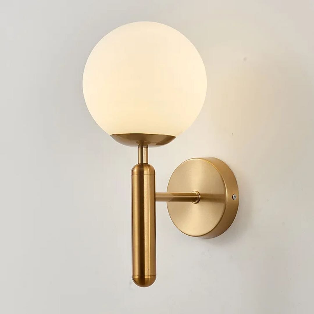 Luminária Arandela de Parede Órbit em Led ### Conceito Dourada Quente 