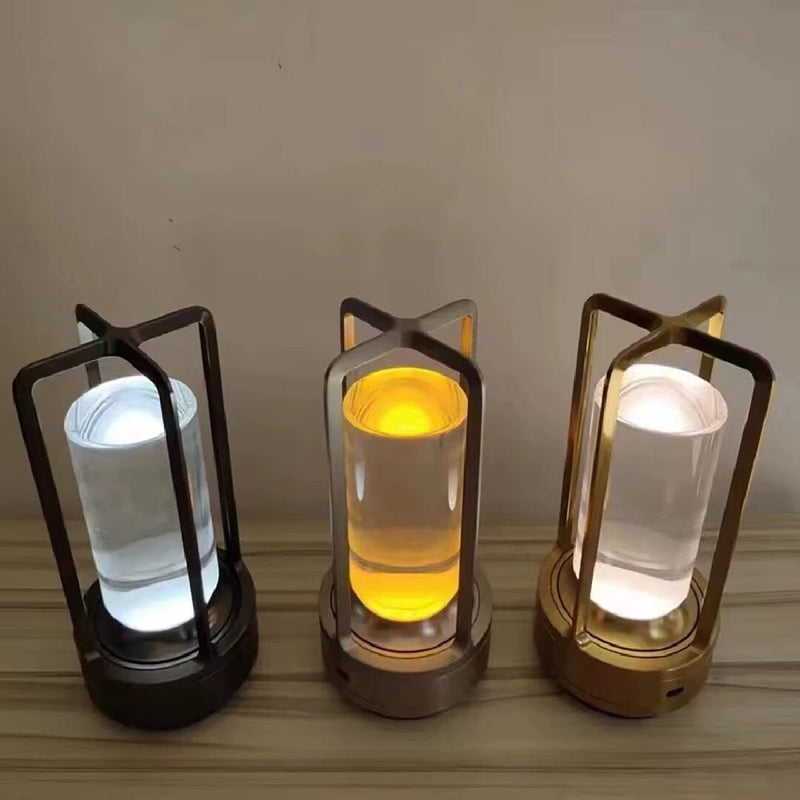 Luminária Atmosfera Crystal Touch LED Abajur - 0028 YuDome 