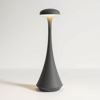 Luminária de Mesa Abajur Desk Lamp Touch Móvel Conceito Cinza 