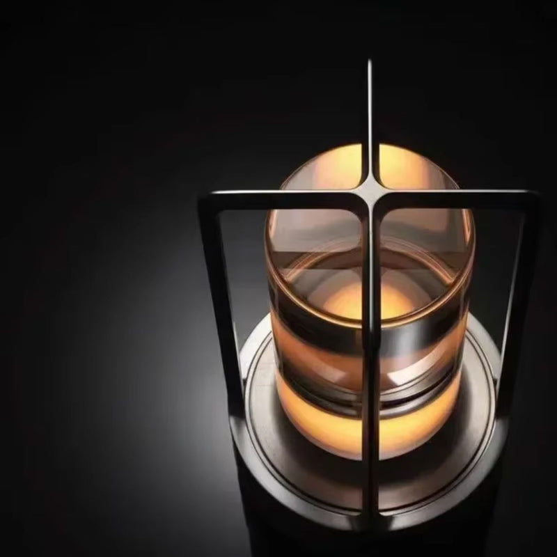 Luminária de Mesa Atmosfera Crystal Touch Led Abajur - 0060 Conceito 