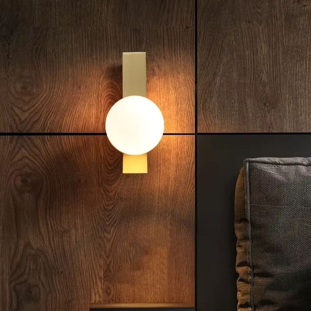 Luminária Luxuosa Arandela de Parede Esfera Clean em Led Arandela - 0031 YuDome 