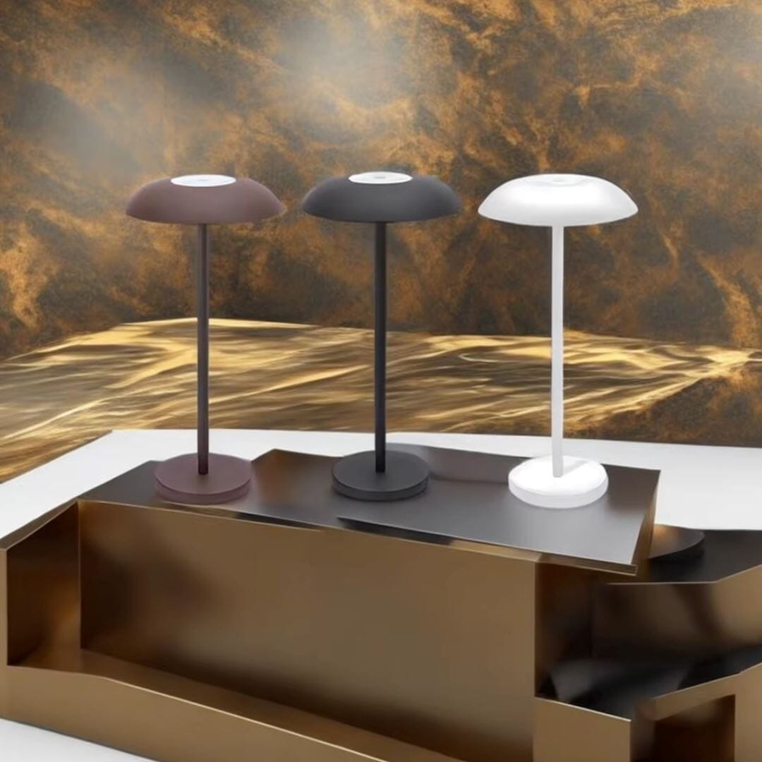 Luminária Móvel Touch de Mesa - Candeeiro e Abajur Salt Lamp 31cm Yudome 