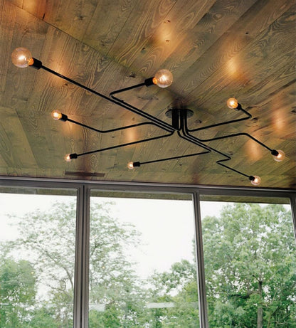 Lustre de Teto Spider (4, 6 e 8 Pontas) Conceito 