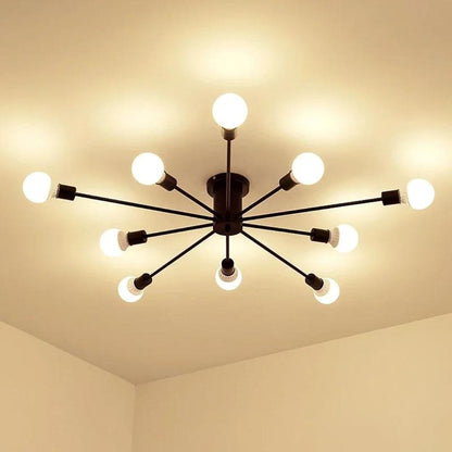 Lustre Luminária de Teto Sputnik Pólux (10 lâmpadas) Lustre - 0005 Conceito 