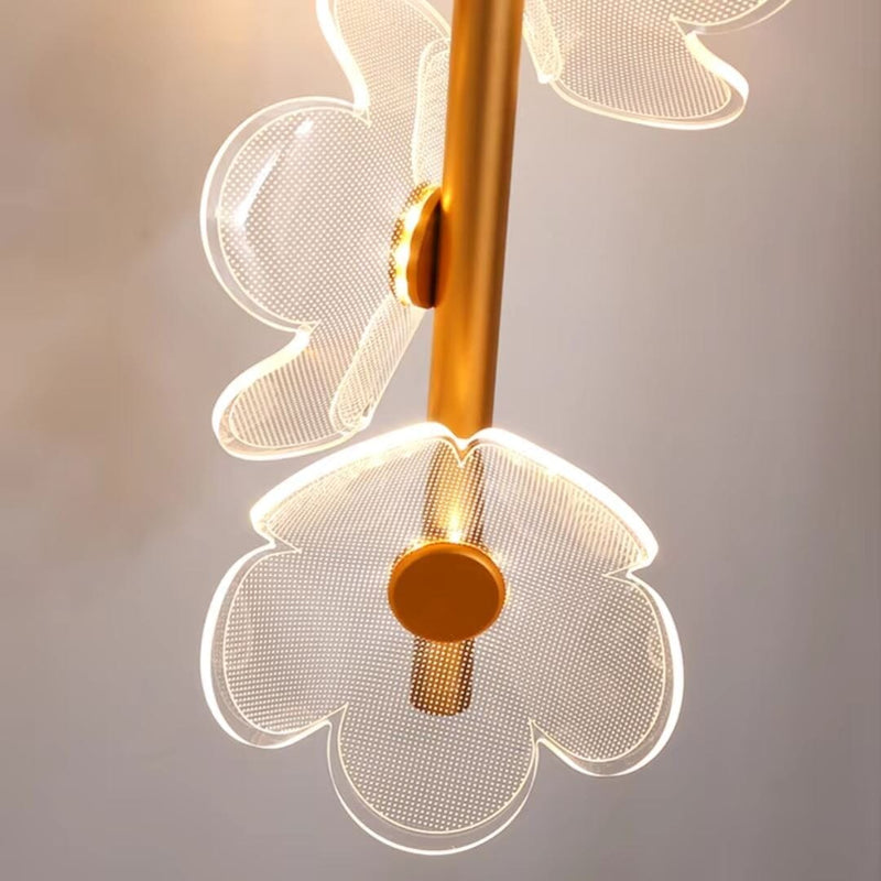 Lustre Pendente de Luxo Dainty Flowers 3 Tons ### Conceito 