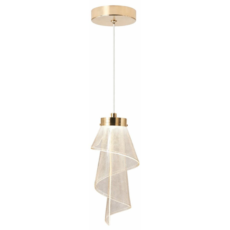 Lustre Pendente Flower LED 3 Tons para Sala Quarto e Cozinha Pendente - 0050 Conceito 