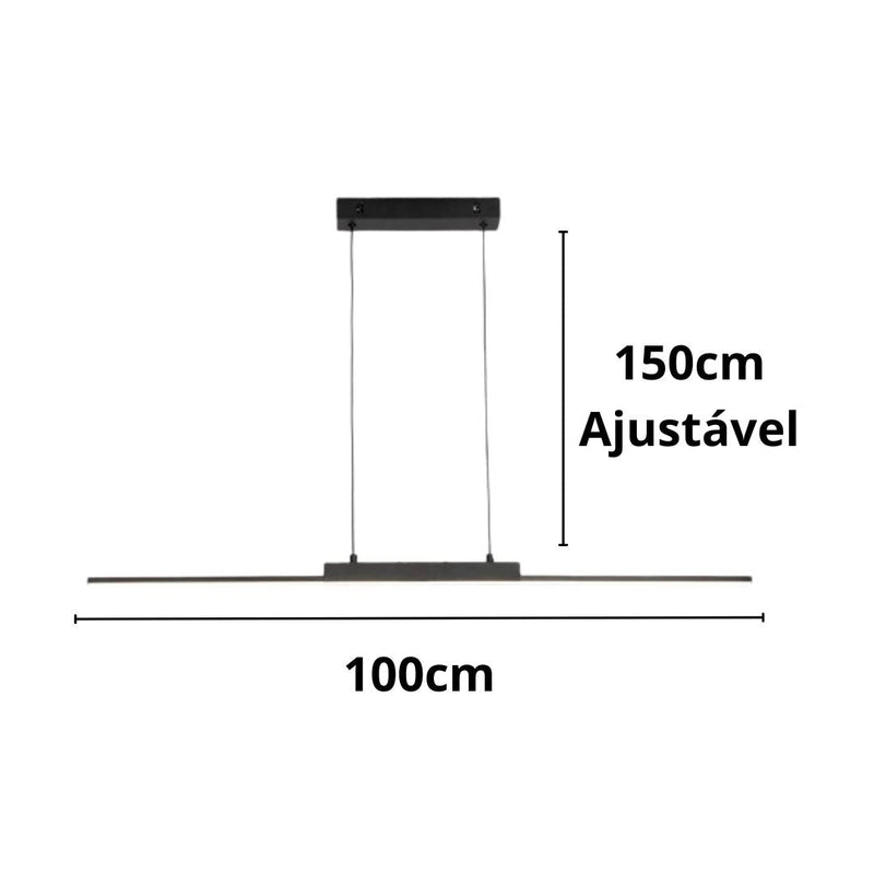 Lustre Pendente Máximum Led Conceito 