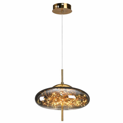 Lustre Pendente Nórdico Crystals Ceiling LED Lustre - 0016 Conceito 