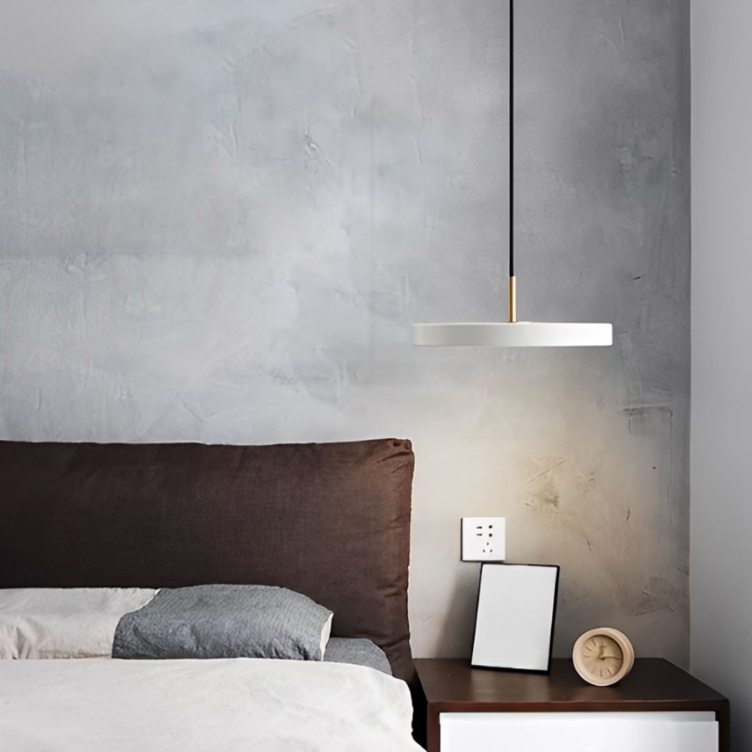Lustre Pendente Nórdico Minimalista Discus Conceito 