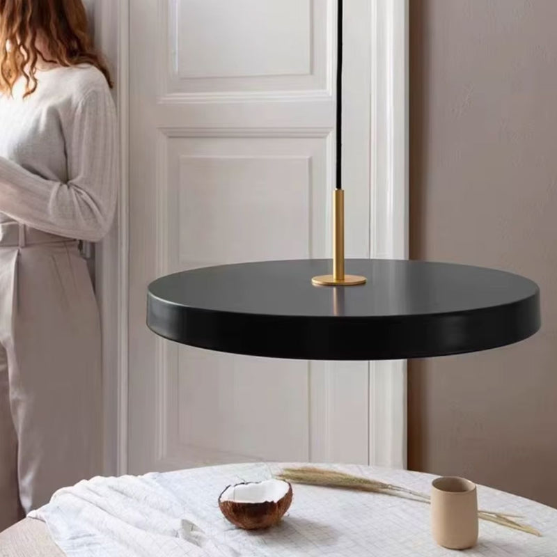 Lustre Pendente Nórdico Minimalista Discus Pendente - 0045 Conceito 