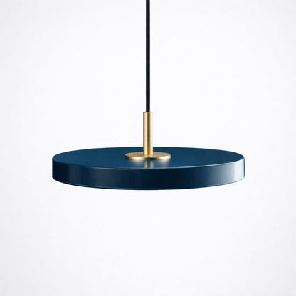 Lustre Pendente Nórdico Minimalista Discus Pendente - 0045 Conceito Azul 23cm 