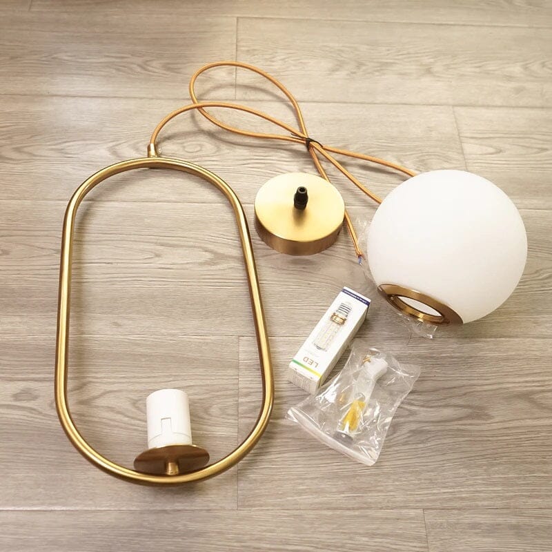 Lustre Pendente Sphere Line Led Conceito 