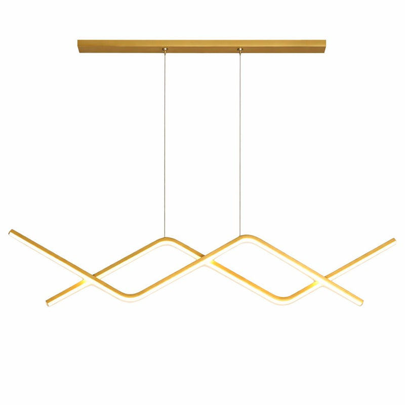Lustre Pendente Wave Line II em Led Lustre - 0019 Conceito 